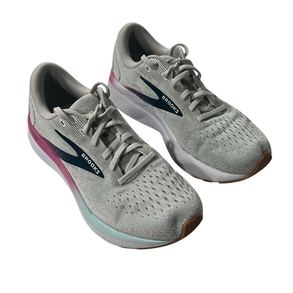 Brooks‎ Ghost 16 Women's Size 7.5 B Running Shoes 'White/Grey/Estate Blue'